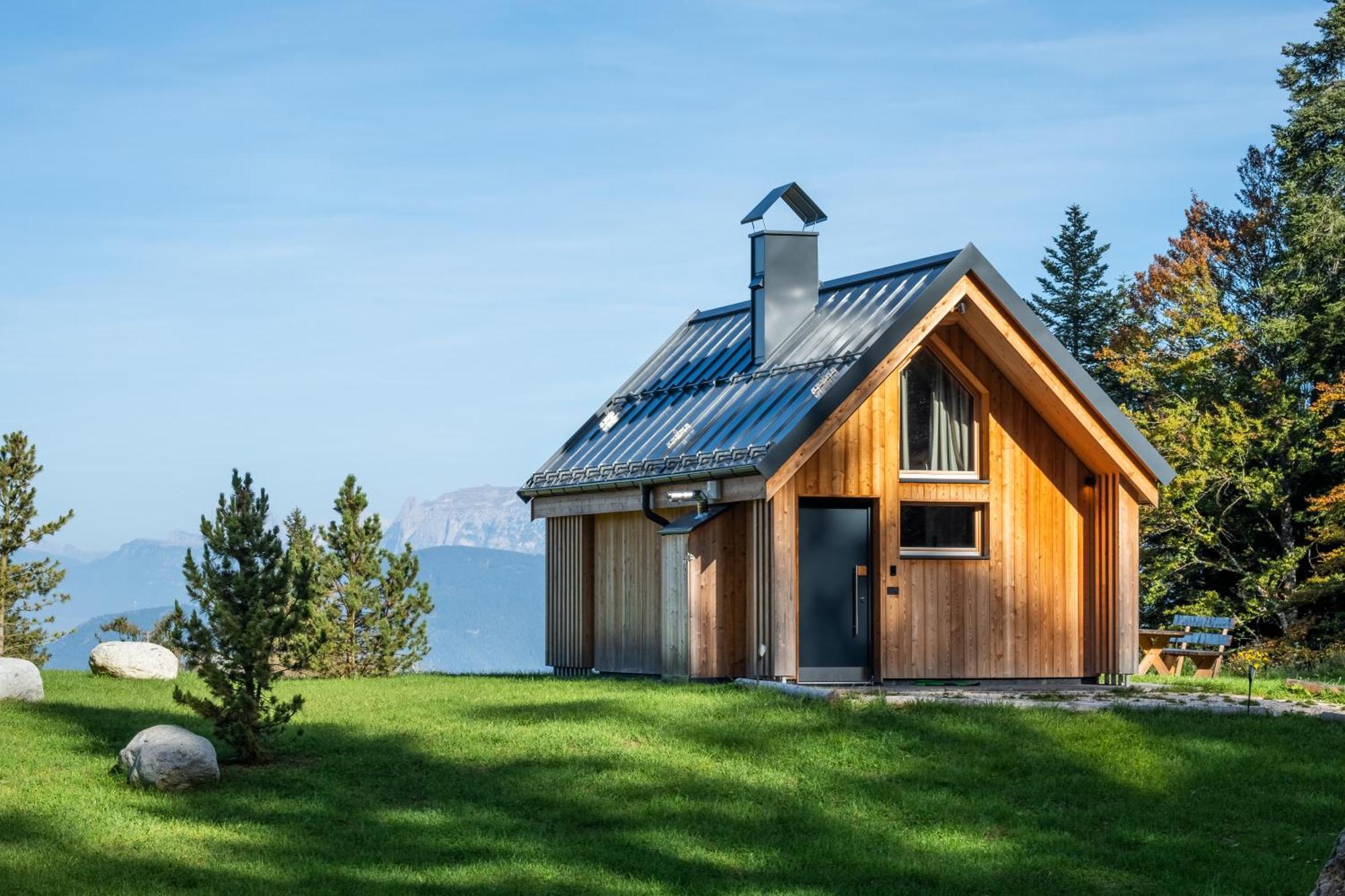 New Opening "Sissi Chalets" - Unique Luxury Hideaway With Mountain View & Sauna Mendola Exterior foto